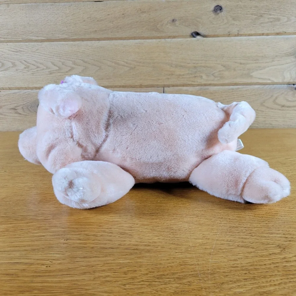 Westcliff Collection Plush Pig Purple Flower 12